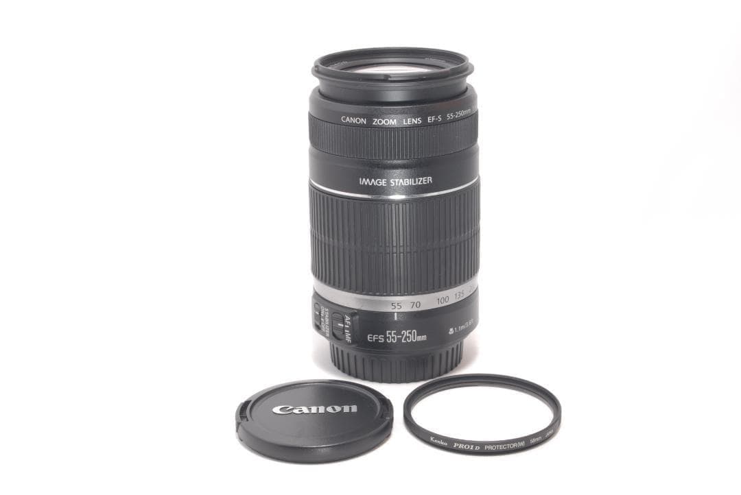 ⭐️手ぶれ補正付き⭐️Canon EF-S 55-250mm IS 望遠レンズ - メルカリ