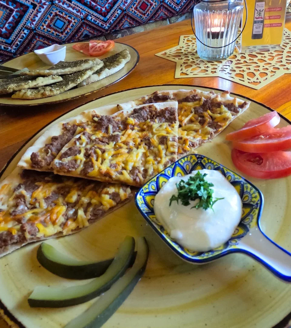 pizza árabe